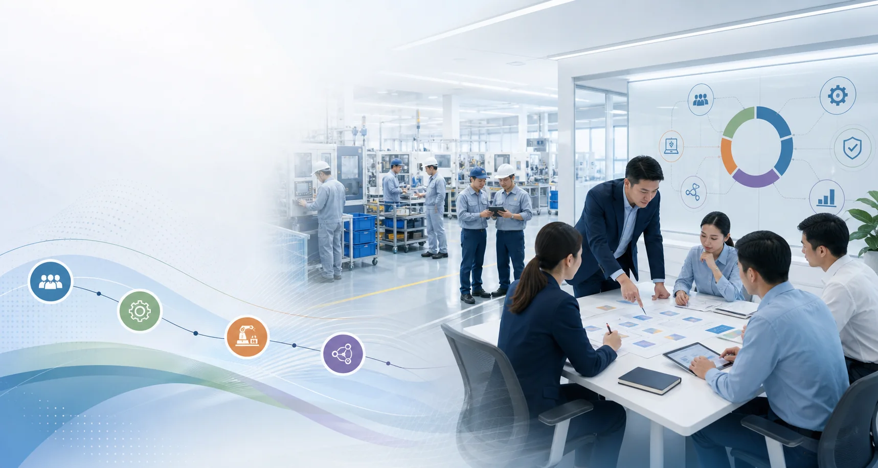 Đội ngũ CiCC cùng doanh nghiệp phân tích và cải tiến quy trình
