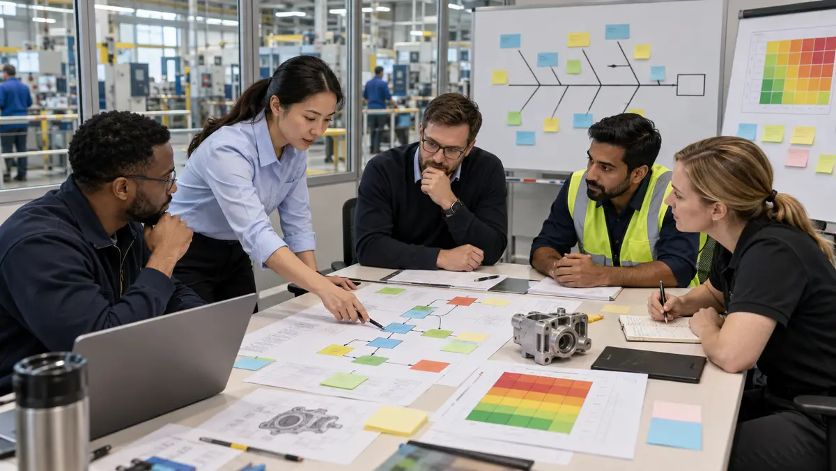 Nhóm kỹ thuật thực hiện phân tích FMEA và ma trận rủi ro chất lượng