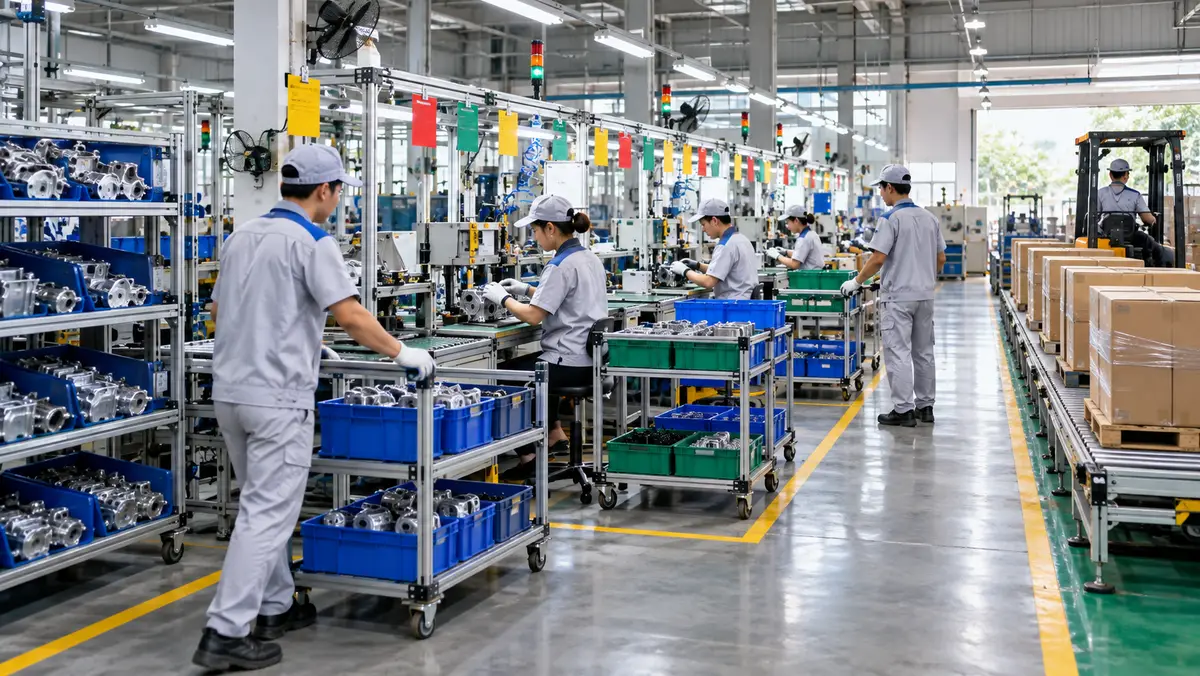 Áp dụng JIT trong sản xuất với dòng chảy kéo và tín hiệu bổ sung vật tư